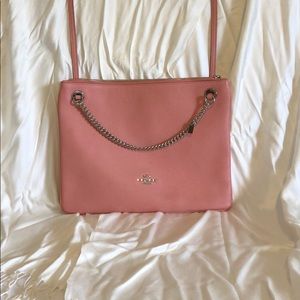 Salmon Leather Coach Purse